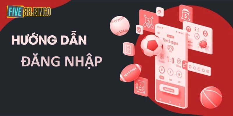 Thao tác đăng nhập Five88